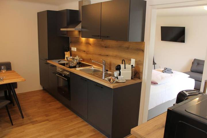 Ferienwohnung für 4 Personen, mit Ausblick und Garten, mit Haustier