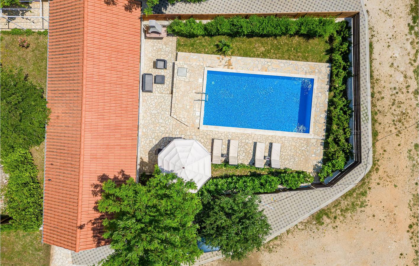 Ferienhaus für 4 Personen mit Terrasse in Grad Benkovac, Zadar