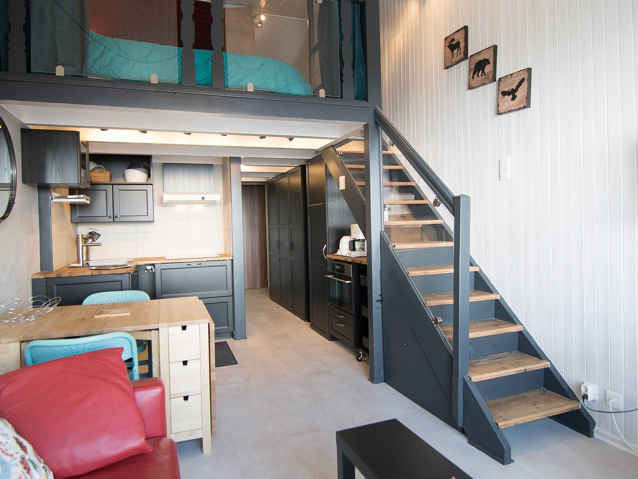 Appartement entier, Studio avec mezzanine, Tignes, 36m², wifi, proche pistes in Tignes, Massif de la Vanoise