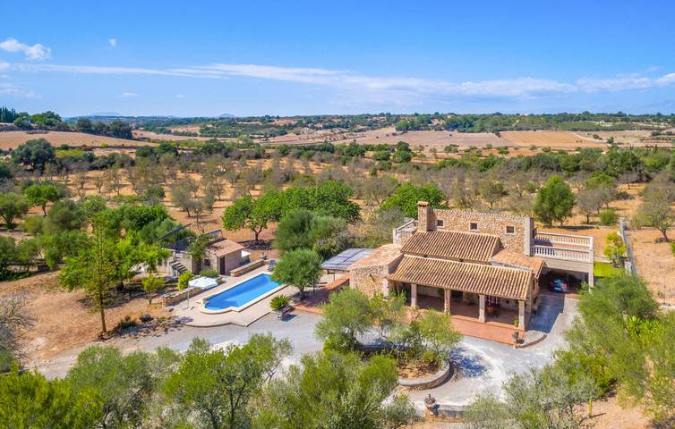 Sunny Terrace Apartment with Pool and Grill in Ariany, Majorca Center