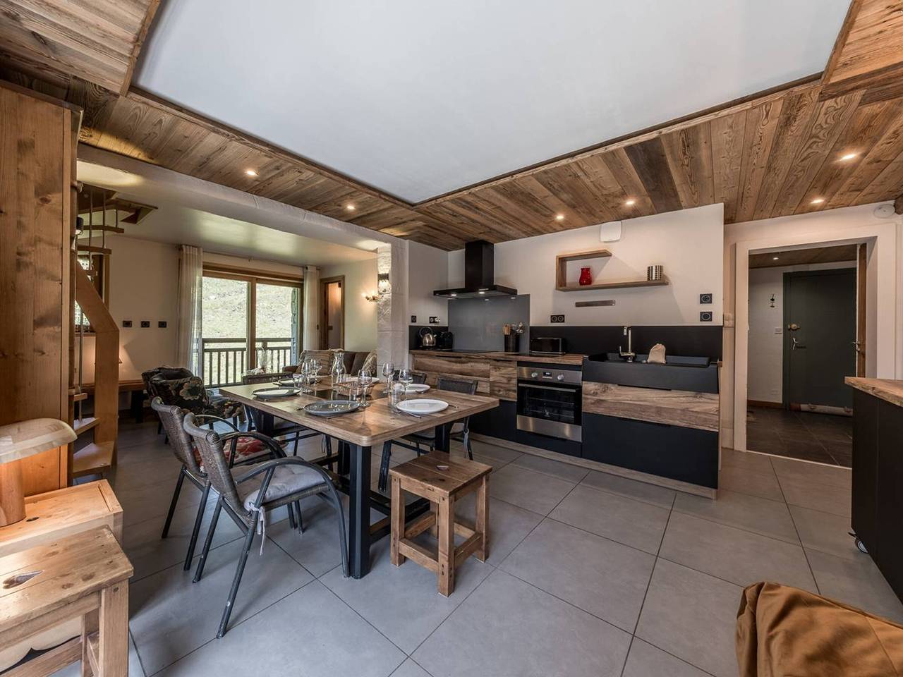 Ganze Wohnung, Charmantes Duplex im Zentrum - 4 Pers. in Saint-Bon-Tarentaise, Vanoise-Massiv