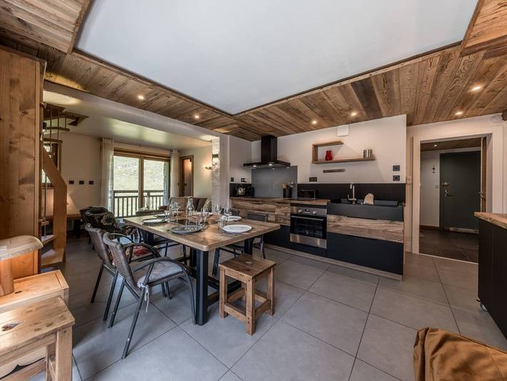 Ganze Wohnung, Ideales Duplex im Zentrum - 6 Pers. in Saint-Bon-Tarentaise, Vanoise-Massiv
