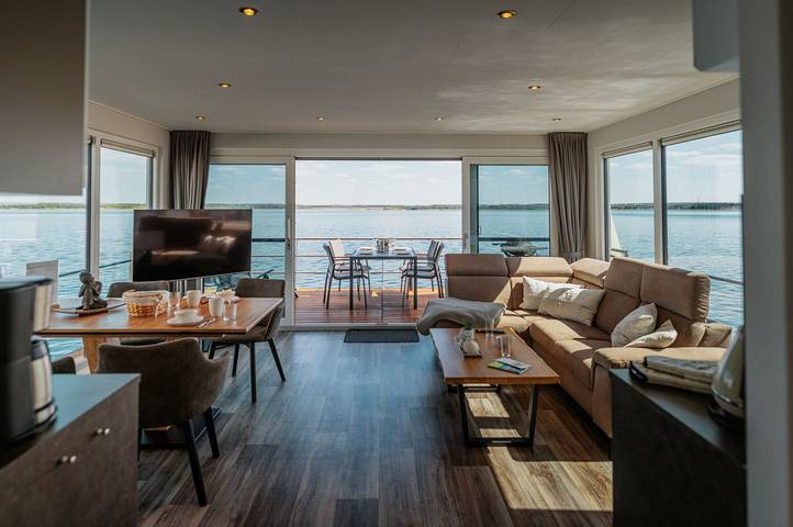 Ferienhaus für 4 Personen, mit Seeblick und Terrasse sowie Ausblick in der Lausitz - 3
