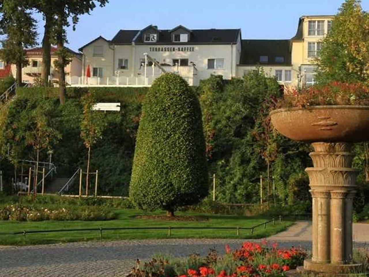 Ganze Ferienwohnung, Ferienwohnung 1 mit Meerblick - Ferienwohnung 1 Terrassenkaffee in Seebad Heringsdorf, Heringsdorf
