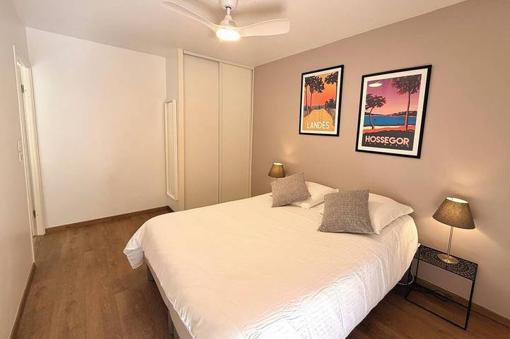 Ganze Wohnung, Komfortables Apartment für 4 Personen – Strand & Hafen zu Fuß erreichbar in Capbreton, Côte d’Argent