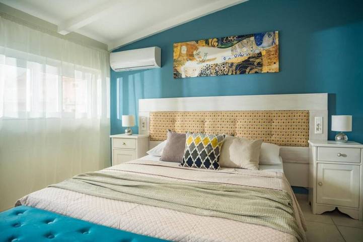 Casa vacanza per 7 persone, con giardino e sauna nonché balcone in Laganas