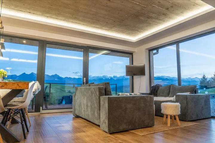 Vakantievilla met sauna en uitzicht op de bergen in Karpaten (Polen)