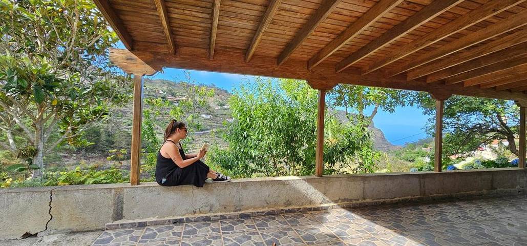 Casa rural para 4 personas, con vistas y jardín en Agulo