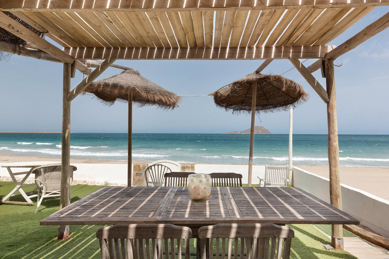 Maison de vacances '3aguas Mediterraneo' avec vue sur la mer, piscine privée et Wi-Fi in Los Miradores del Puerto, San Javier