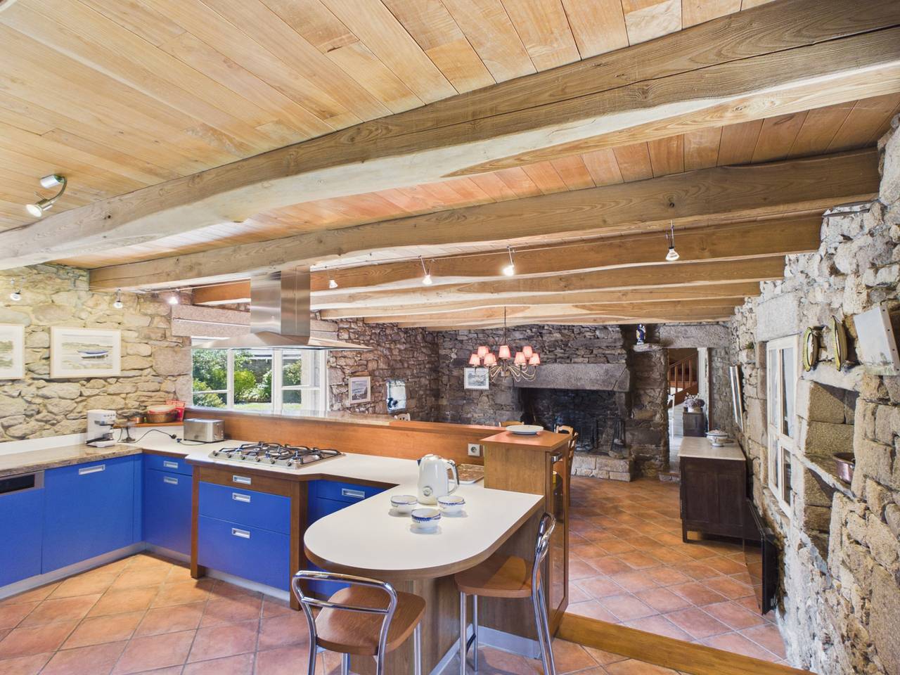 Maison authentique pour 11, proche plage in Landéda, Brest und Umgebung