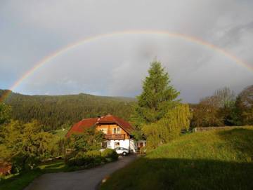 Ferienwohnung für 3 Personen, mit Garten und Ausblick sowie Terrasse, kinderfreundlich in Kärnten