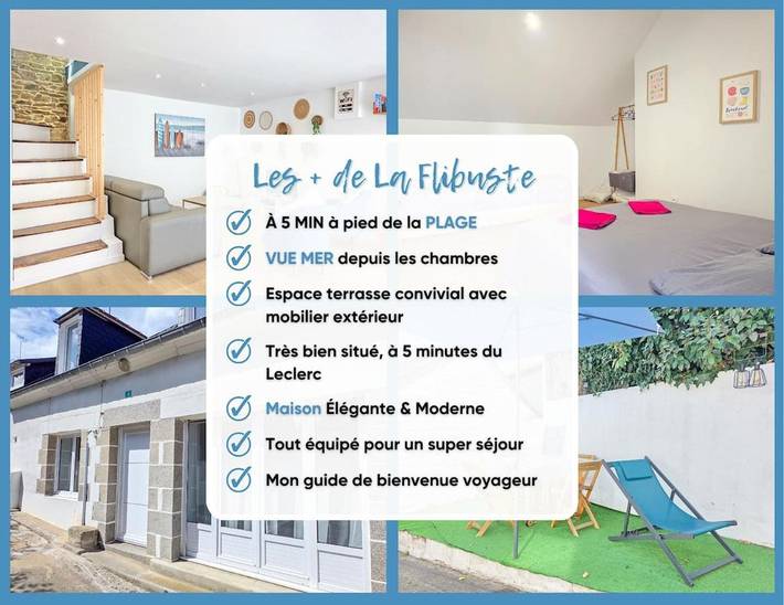 Location de vacances pour 4 personnes, avec terrasse et vue dans Plage Saint-Laurent - 4