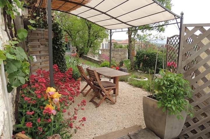 Maison de vacances pour 2 personnes, avec Balcon ainsi que Terrasse et Jardin