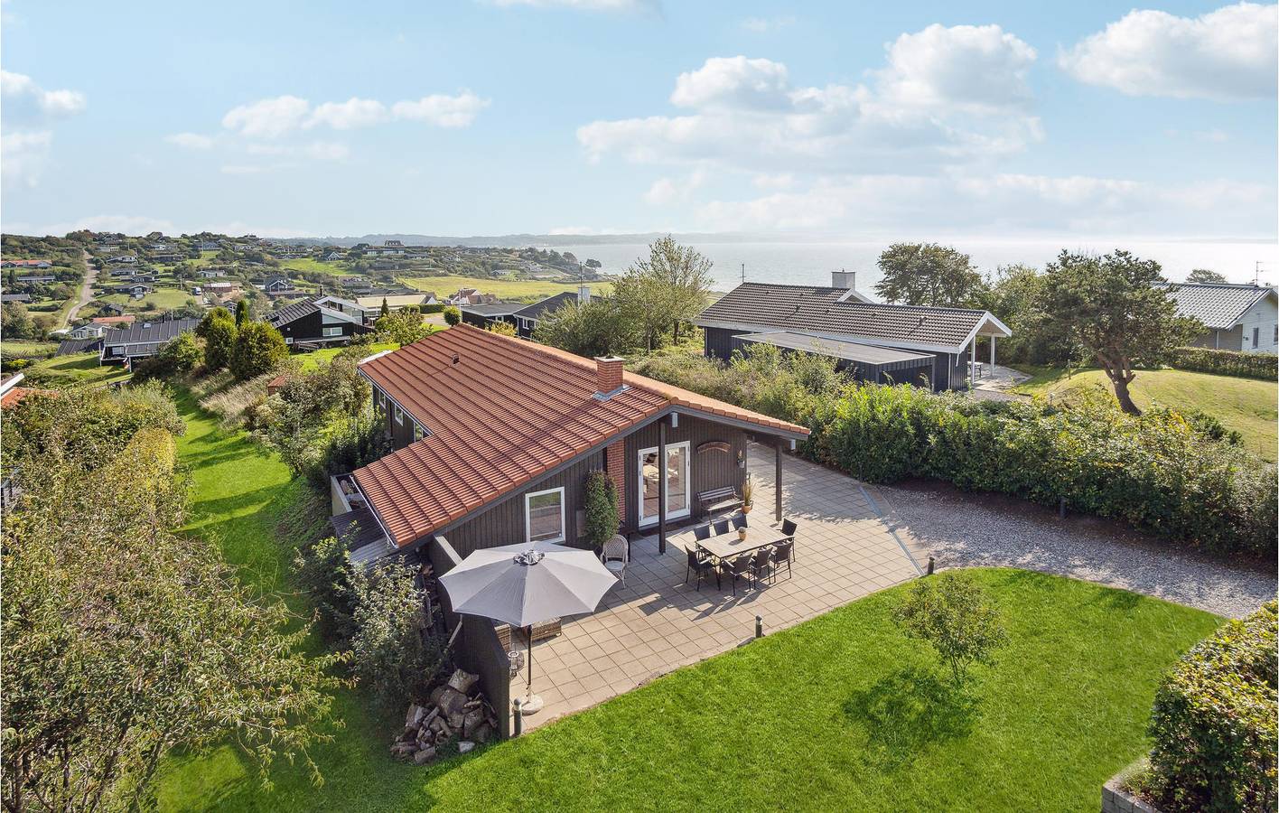 Hus för 8 Personer med terass in Ebeltoft, Süddjursland