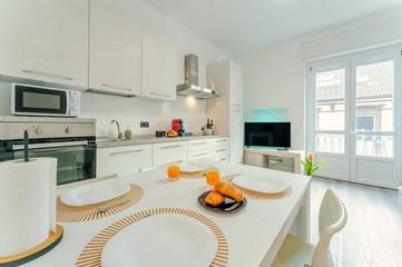 Chambre d’hôte pour 4 personnes, avec balcon à Verceil