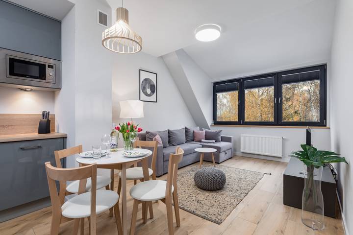 Ferienwohnung für 4 Personen, mit Whirlpool und Sauna sowie Garten, kinderfreundlich in Kolberg