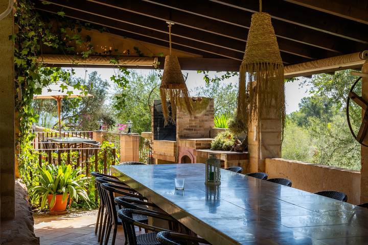 Apartamento inteiro, Apartamento de férias "Ses Solls" com vista para a montanha, piscina partilhada e Wi-Fi in Petra (Espanha), Maiorca Centro