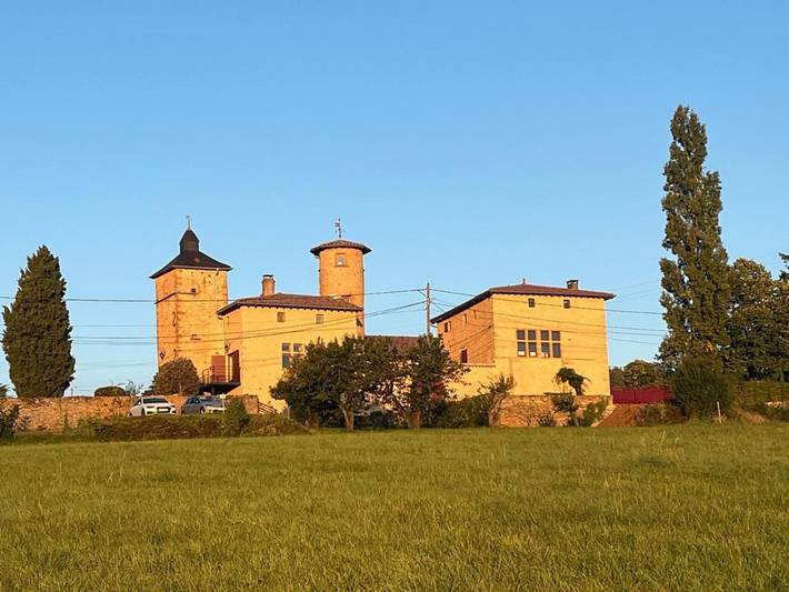 Location de vacances pour 12 personnes, avec vue ainsi que jardin et piscine, adapté aux familles à Cogny - 2