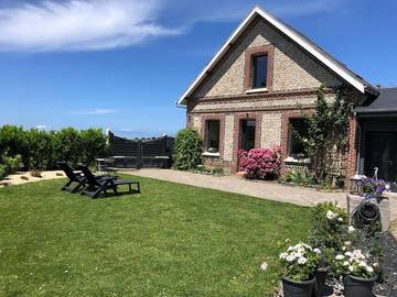 Maison de vacances pour 2 personnes, avec jardin et vue à Le Tilleul