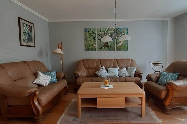 Ferienwohnung für 7 Personen, mit Garten und Balkon