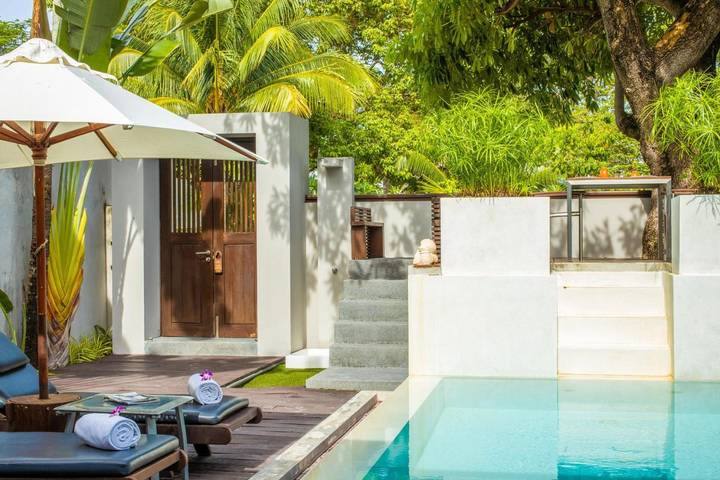 Location de vacances pour 2 personnes, avec jardin et balcon ainsi que piscine et vue à Lamai Beach - 4