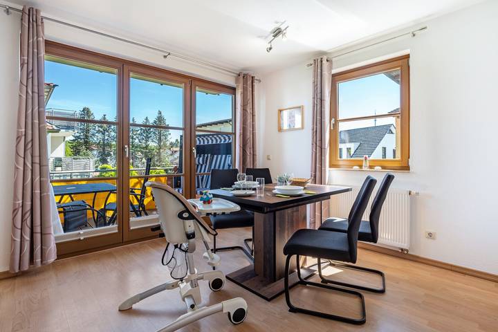 Ganze Wohnung, Ferienwohnung 'Klabautermann' mit Balkon und Wlan in Drei Kaiserbäder, Heringsdorf
