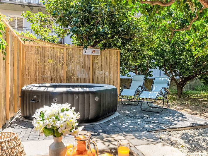 Ferienwohnung für 3 Personen, mit Garten, mit Haustier