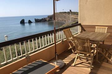 Gîte pour 5 personnes, avec balcon dans Plage de la Grande Conque