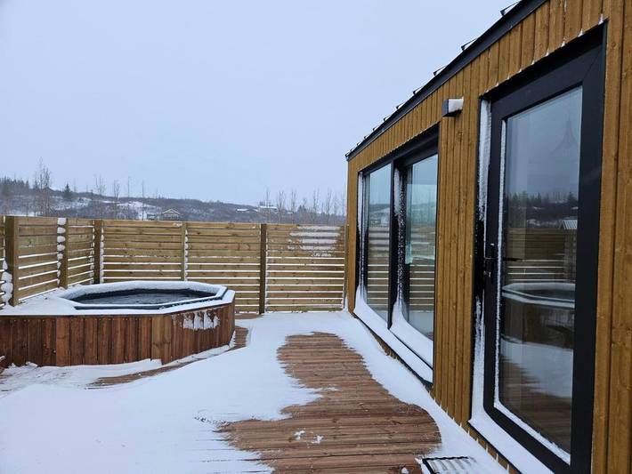 Ferienhaus für 5 Personen, mit Garten und Ausblick sowie Pool, mit Haustier in Island - 3