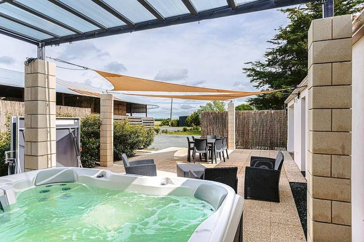 Maison de vacances pour 5 personnes, avec jacuzzi à Marans