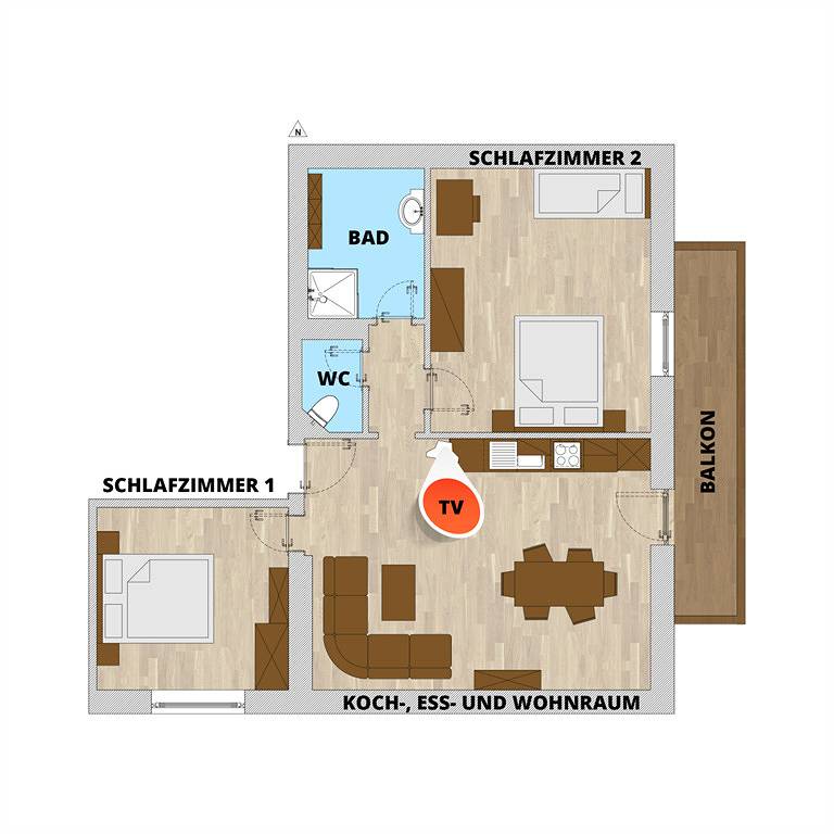 Ferienwohnung Feldkirchen in Ossiach, Bezirk Feldkirchen