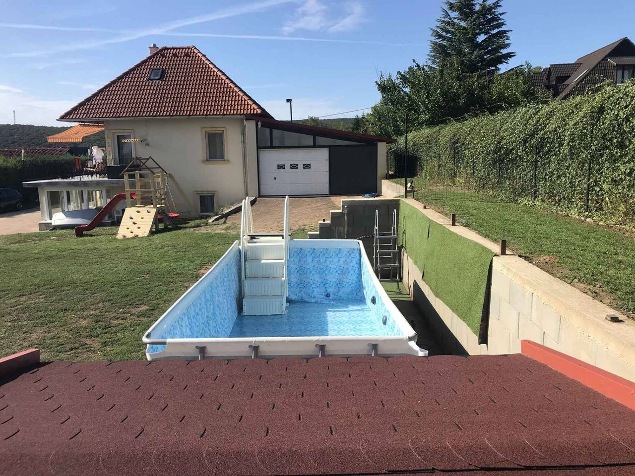 Ferienhaus mit Aussenpool und Panorama in Balatonalmadi, Plattensee nordufer