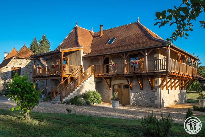 Gîte für 4 Personen, mit Ausblick und Garten - 1