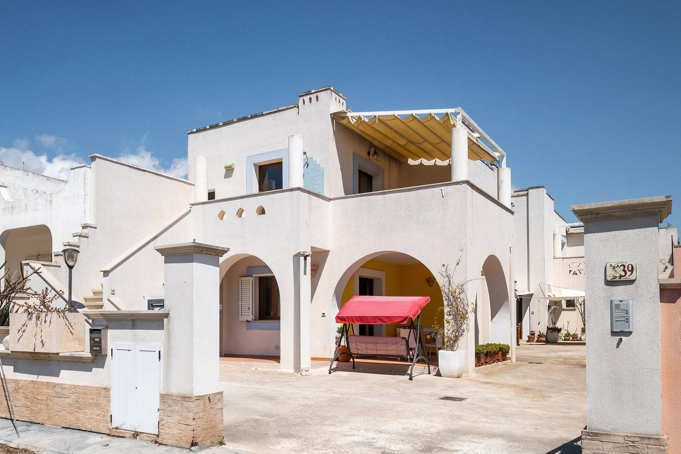Maison de vacances 'Sacara - Piano Terra - La Plumeria' avec terrasse privée et climatisation in Leuca, Castrignano del Capo