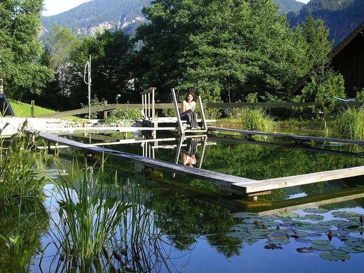 Ferienwohnung für 3 Personen, mit Balkon und Garten sowie Pool und Ausblick am Attersee - 2