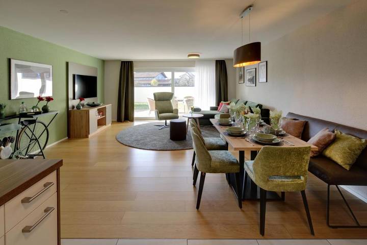 Appartement de vacances pour 6 personnes, avec vue et jardin, animaux acceptés
