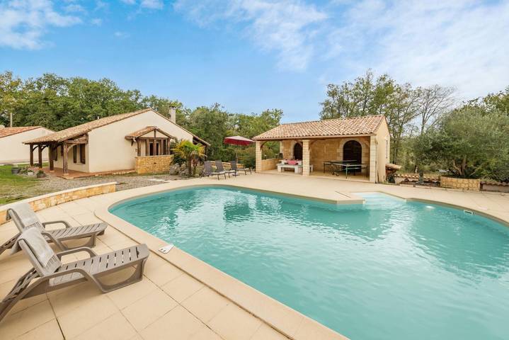 Villa pour 6 personnes, avec piscine
