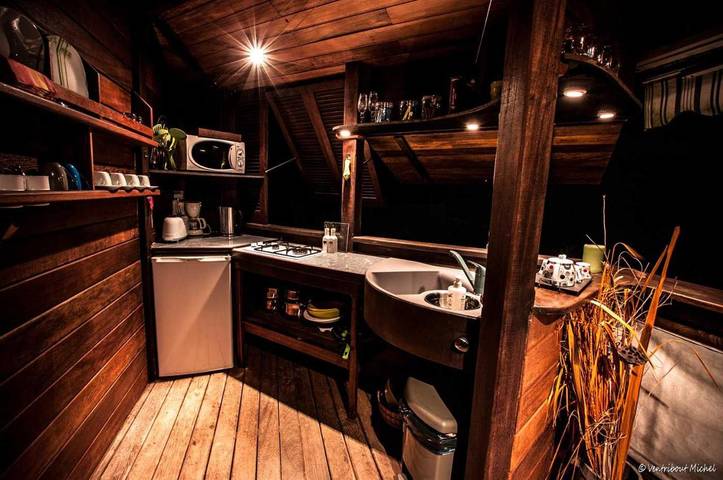 Lodge pour 2 personnes, avec vue ainsi que jardin et balcon dans Guyane française