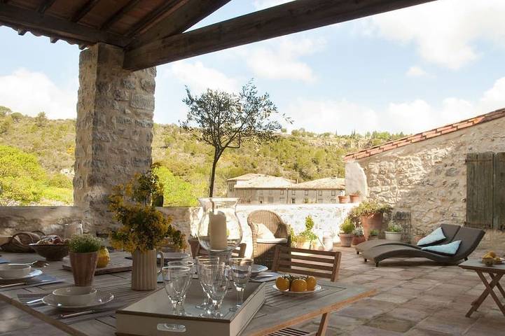 Maison de vacances pour 6 personnes, avec Balcon et Jardin à Lagrasse