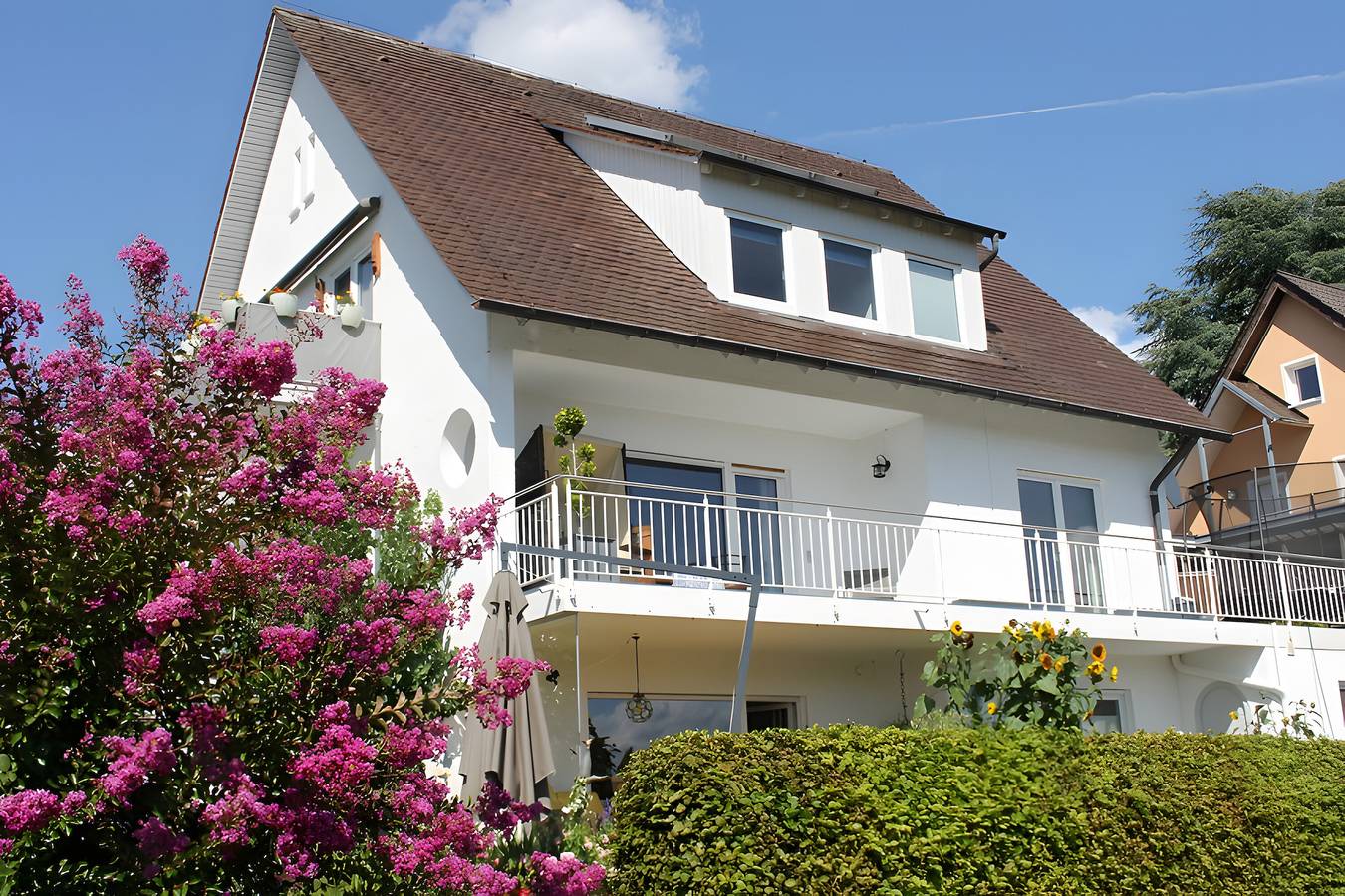 Ganze Wohnung, Ferienwohnung Haus Amann" mit privater Terrasse, Gemeinschaftsgarten und Wi-Fi in Wasserburg (Bodensee), Bayerisch Schwaben