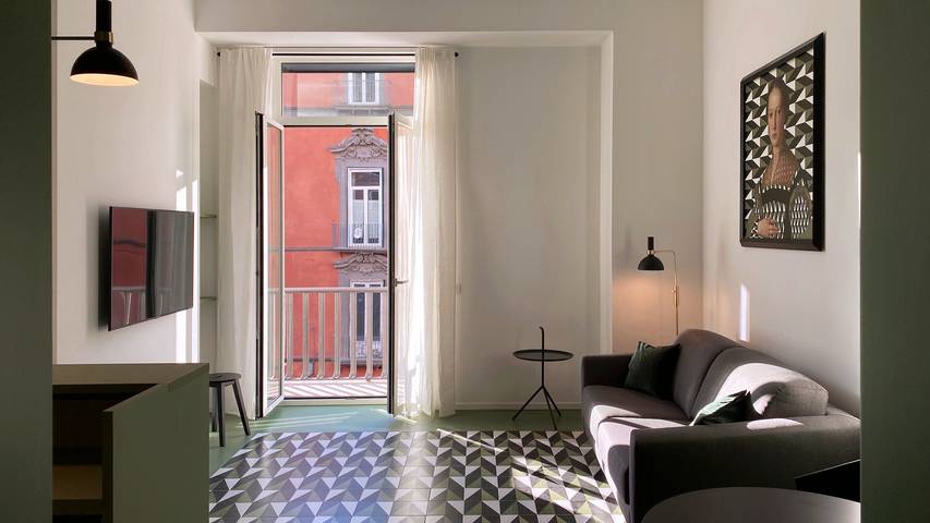Vakantiewoning voor 5 personen, met balkon in Napels