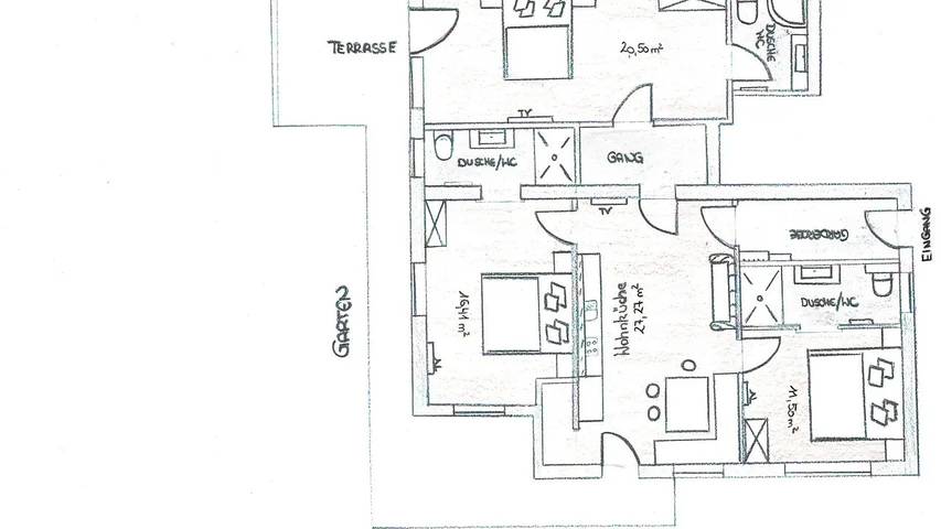 Ferienwohnung für 6 Personen, mit Terrasse in Hintertux - 3