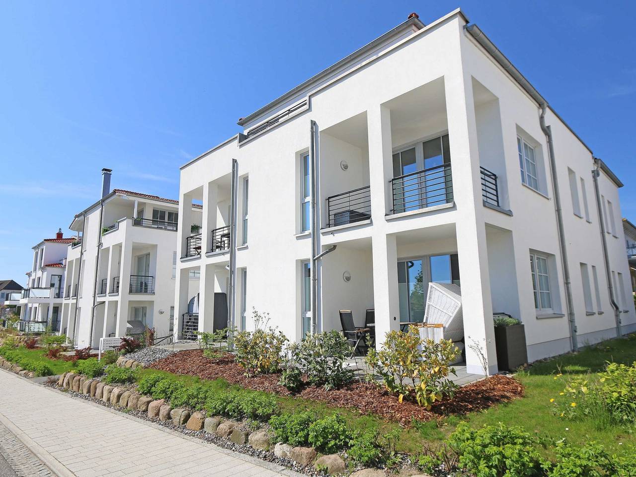 Ganze Ferienwohnung, P: Villa Antje Whg. 07 mit Balkon - Villa Antje Whg. 07 mit Balkon in Göhren, Rügen