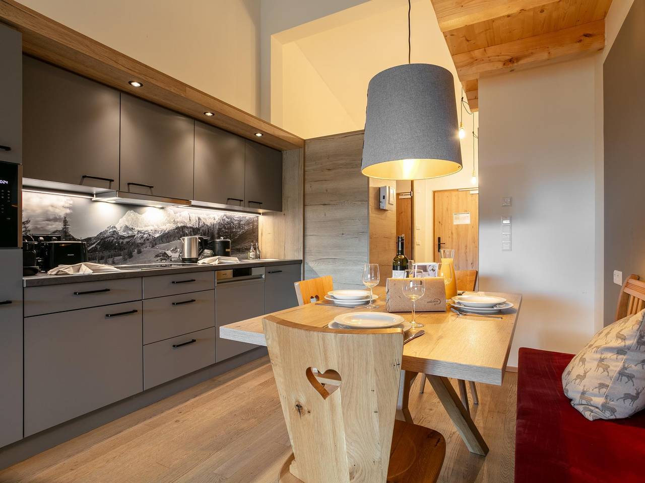 Ganze Wohnung, Wohnung mit Balkon und Sauna in Haus, Schladming-Dachstein