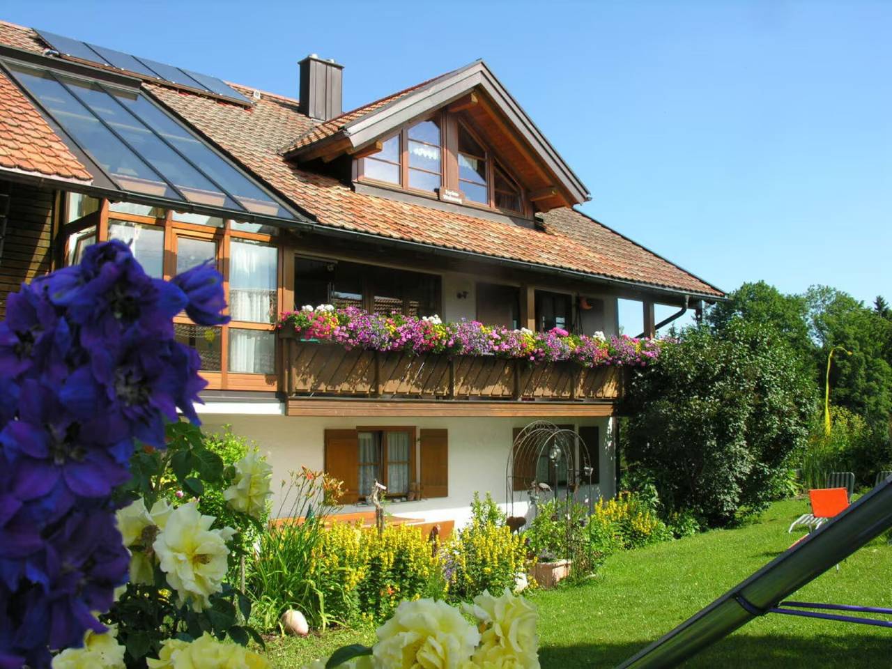 Ganze Wohnung, Apartment 'Linde' mit Bergblick, gemeinsamer Terrasse und Wlan in Immenstadt, Bayerisch Schwaben