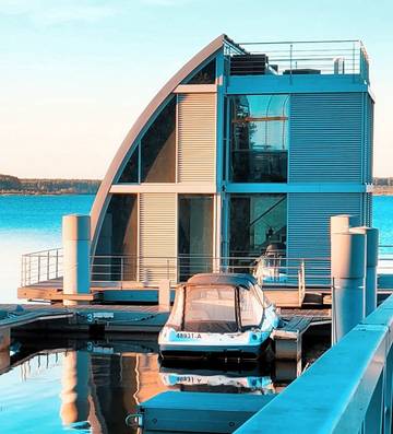 Ferienhaus für 4 Personen, mit Ausblick und Terrasse, mit Haustier in Elsterheide