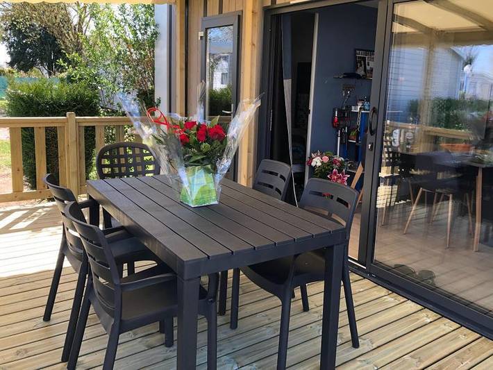 Camping Bleu Mer - Mobilheim 4 personen - Otello Duo Vip in Saint-Georges-de-Didonne, Côte de Beauté