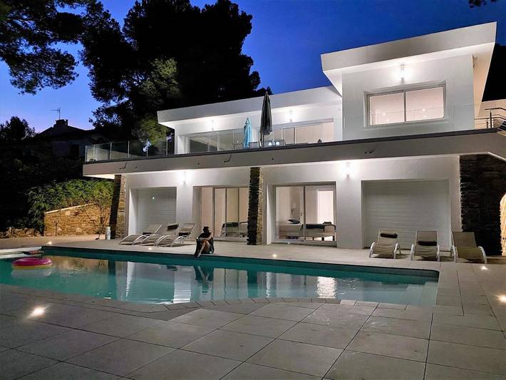 Villa pour 12 personnes, avec jardin ainsi que piscine et vue, animaux acceptés à Cavalaire-sur-Mer - 4