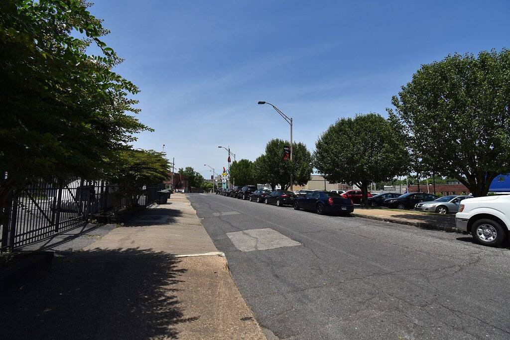 Die Hütte des historischen South Main Arts District, Walk Everywhere Downtown in Memphis, Tennessee