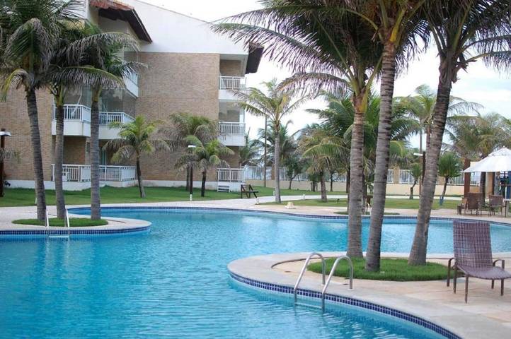 Casas e apartamentos de temporada para 6 pessoas, com piscina infantil e sauna e ainda jardim and piscina em Aquiraz